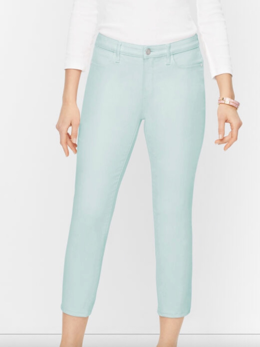 Talbots Jegging Crop, light blue, 14